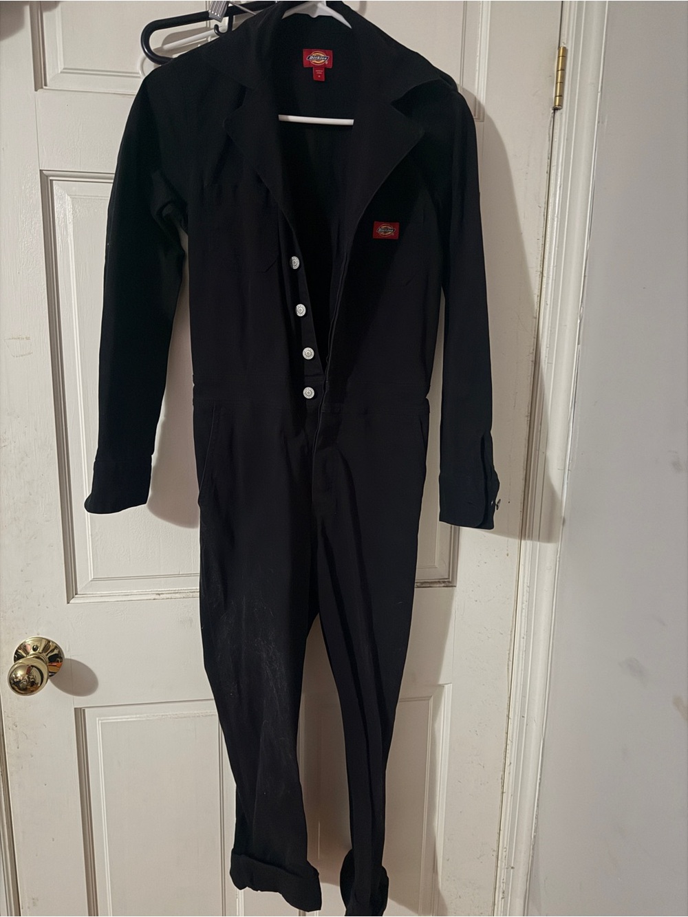 Dickies Black Long-Sleeve Coverall Jumpsuit
